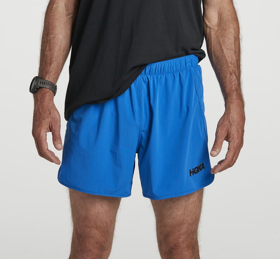 Hoka One One Performance Shorts Herr - Blå - ZHIRW-1402